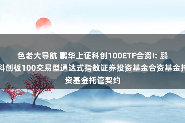 色老大导航 鹏华上证科创100ETF合资I: 鹏华上证科创板100交易型通达式指数证券投资基金合资基金托管契约
