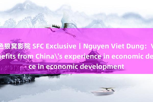 色狼窝影院 SFC Exclusive丨Nguyen Viet Dung：Vietnam benefits from China's experience in economic development