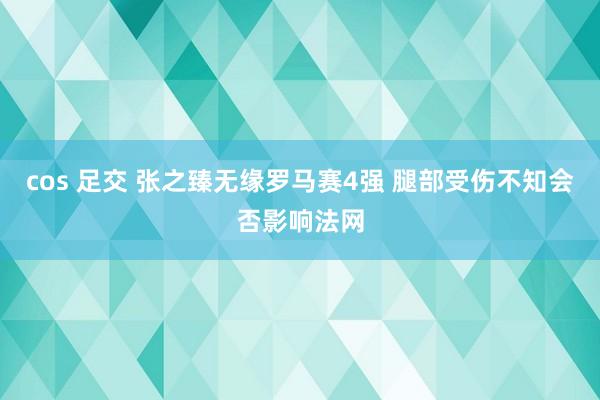 cos 足交 张之臻无缘罗马赛4强 腿部受伤不知会否影响法网